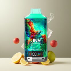 JNR Falcon X 18000 Puffs Norge grossist - Sur Eple Is (750mAh, 24ml, Dual Mesh Coil, Type-C)