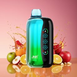 JNR Flex Ice 21000 Puffs Norge Grossist Dobbel Eple Disposable Vape med 26ml E-væske, 1.2 Ohm Dual Mesh, Justerbar Airflow og Type-C Lading