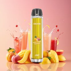 JNR Glod380 6000 Puffs Norge Grossist Disposable Vape Fersken Mango Ananas (6000 Puffs, 13ml, 0/2/5% Nikotin)