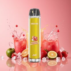 JNR Glod380 6000 Puffs Norge grossist Disposable Vape Jordbær Vannmelon Is (1500mAh, 13ml, 0%/2%/5%)