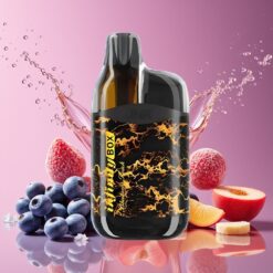 JNR Infinity Box 10700 Puffs Norge Grossist Engangs Vape Blåbær Fersken (2200mAh, 15ml, 2% Nikotin)