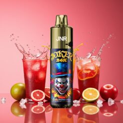 JNR Joker 24K Puffs Norge Grossist Refillbar E-damp Fizzy Kirsebær Cola – 24000 Puff, 2% Nikotin, 800mAh, Type-C