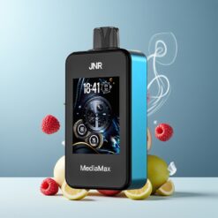 JNR MediaMax 40000 Puffs Norge Grossist – Blå Bringebær Is – 21mL/1000mAh Type-C – Dual Mesh Coil