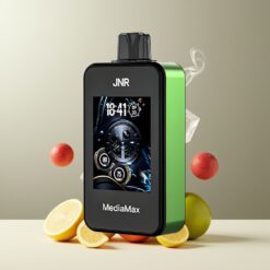 JNR MediaMax 40000 Puffs Norge Grossist Engangsdamp Sur Eple Is – 21mL, 5%, Type-C, 2.4" HD Skjerm