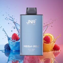 JNR Mega Box 25000 Puffs Norge Grossist Engangs Vape Blå Bringebær/Kirsebær – 30ml, 850mAh, Type-C
