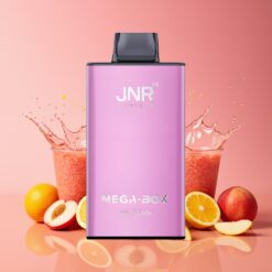 JNR Mega Box 25000 Puffs Norge Grossist Engangsvape Juicy Peach (30ml, 850mAh, 2% Nikotin)