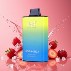 JNR Mega Box 25000 Puffs Norge Grossist – Jordbær Bringebær Is (30ml, 850mAh, 2%)