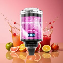JNR Mega Shisha Hookah Norge Grossist 100K Puffs 60ml 2200mAh Type-C Skjerm