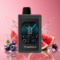 JNR PhoneVape 30000 puffs Norge grossist Disposable Vape Blåbær Vannmelon med Turbo Mode, App Kontroll & 850mAh Type-C