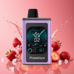 JNR PhoneVape 30000 puffs Norge grossist – Jordbæris Disposable Vape med 850mAh Type-C, Turbo Mode & App-kontroll