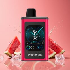 JNR PhoneVape 30000 puffs Norge grossist – Vannmelon Is – 850mAh Type-C, Turbo, App, Skjerm
