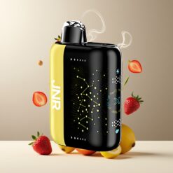 JNR Plus-X 26000 Puffs Norge Grossist Engangs Vape Jordbær Banan – 28ml, 2%, Type-C, 3D Skjerm