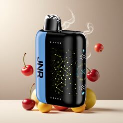 JNR Plus-X 26000 Puffs Norge Grossist – Kirsebær & Bær – 28ml/850mAh, Type-C, 2% Nikotin, Dual Mesh Coil, 3D Skjerm