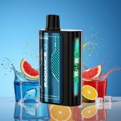 JNR Radiance 31000 Puffs Norge Grossist – Blå Bringebær Is – 28ml E-væske, 950 mAh Batteri, Type-C