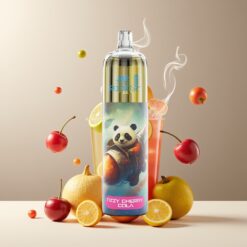JNR Rocket-X 12400 Puffs Engangsvape Fizzende Kirsebær Cola Norge Grossist – Justerbar Luftstrøm, RGB-lys, 25ml e-væske, 850mAh