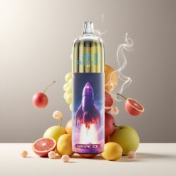JNR Rocket-X 12400 Puffs Norge Grossist Engangs Vape Drupeis (Justerbar Luftstrøm, RGB-lys, 1.2ohm Mesh Coil, 850mAh, 25ml)
