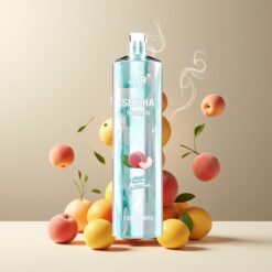 JNR Shisha Hookah 12000 Puffs Norge Grossist Engangs E-sigarett Juicy Peaches (24ml, 750mAh, Type-C, 0%/2%)