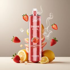 JNR Shisha Hookah 12000 Puffs Norge Grossist – Jordbær Is (750mAh, 24ml, 0%/2% Nikotin, Type-C)