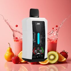 JNR Tank Pro 33000 Puffs Norge grossist – Jordbær Kiwi – 28ml e-Liquids, Digital Display, Dual Mesh Coil