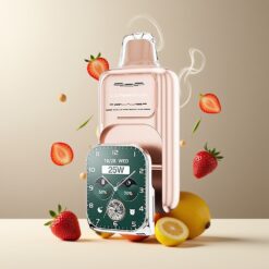 JNR VapeWatch 30000 Puffs Norge Grossist - Jordbær-Banan, 19mL, 5%, Type-C
