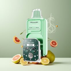 JNR VapeWatch 30000 Puffs Norge Grossist – Miami Mynte – 19mL/5% – 1000mAh Type-C – Dual Mesh Coil