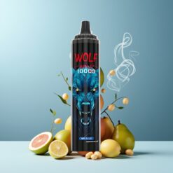 JNR Wolf Niplo 10000 Puffs Norge grossist – Mr Blå (1.0 Ohm Mesh, 650mAh, 20ml, 0%/2%/5% Nikotin, Type-C)