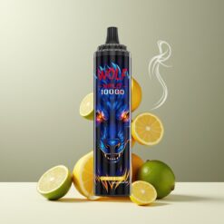 JNR Wolf Niplo Norge grossist 10000 Puffs Disposabel Vape Sitron & Lime – 1.0 Ohm Mesh, 650mAh, 20ml, 0%/2%/5% Nikotin, Type-C