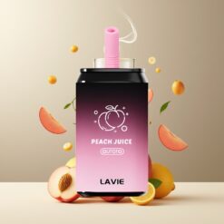LAVIE Aurora 11000 Puffs Engangsdamp Norge Grossist – Ferskenjuice / 22ML / 650mAh / Type C