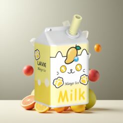LAVIE Milk 7000 Puffs Engangs Vape Mango Is Norge Grossist – 16ML, 600mAh, Type C, 0%/2%/5% Nikotin