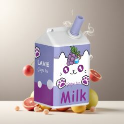 LAVIE Milk 7000 Puffs Engangsdamp Norge Grossist – Drueis (0%/2%/5% Nikotin, 16ML, 600mAh, Type C)