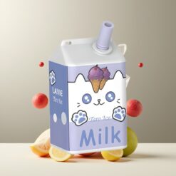 LAVIE Milk 7000 Puffs Engangsvape Taro Is Norge Grossist – 16ML, 600mAh, Type C, 0/2/5% Nikotin