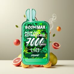 LIO BOOM MAX 7000 Puffs 15ml 50mg Norge grossist Disposable Vape Spemint og LIO BOOM MAX 7000 Puffs 15ml 50mg Norge grossist Disposable Vape