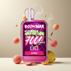 LIO BOOM MAX 7000 Puffs Engangs Vape Litchi Norge Grossist – 15ml, 650mAh, Type-C