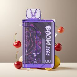 LIO BOOM PRO 8000 Puffs Engangsvape Cherry Is Norge Grossist – 15ml, 5%, Type-C, 650mAh