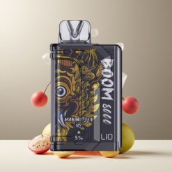 LIO BOOM PRO 8000 Puffs Engangsvaper Mangosteen Is 15ml 5% Nic Norge grossist