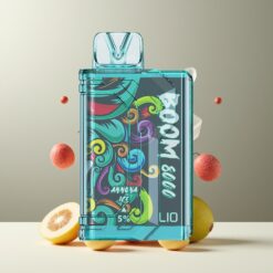 LIO BOOM PRO 8000 Puffs Norge Grossist Engangs Vape Annona Is med 15ml / 5% Nikotin, Type-C Lading, Mesh Coil
