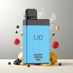 LIO BOXX 4000 Puffs Engangs Vape Blåbærfjell Drink Norge grossist - 10ml, 650mAh, Type-C