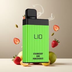 LIO BOXX 4000 Puffs Engangs Vape Norge Grossist – Jordbær Kiwi Granate – 10ml, 650mAh, Type-C