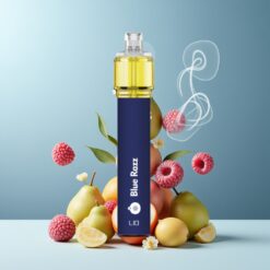 LIO Bee18 Max 2500 Puffs Engangs Vape Blå Bringebær Norge Grossist – 6,5ml / 5% Nikotin – 1300mAh