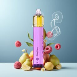 LIO Bee Lit 2500 Puffs Engangs Vape Blå Bringebær Norge Grossist – 6.0ml, 1300mAh, 5% Nikotin