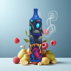 LIO Boom 3500 Puffs Engangs Vape Blå Bringebær Norge Grossist – 10ml, 1400mAh, 50mg/30mg