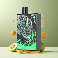 LIO CAPO 4500 Puffs Engangs Vape Grønn og Oransje Norge Grossist – 12ml, 600mAh, Type-C