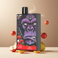 LIO CAPO 4500 Puffs Engangs Vape Rødt Eple Norge Grossist – 12ml, 600mAh, Type-C