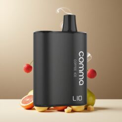 LIO COMMA 5000 Puffs Engangs Vape Kaffe Is Norge Grossist – 900mAh, 15ml, Type-C