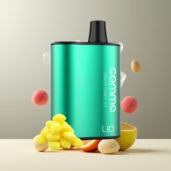 LIO COMMA 5000 Puffs Engangs Vape Sitron Godteri Is Norge Grossist – 900mAh, 15ml, Type-C