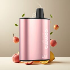 LIO COMMA 5000 Puffs Engangsvape Ferskenbrus Norge Grossist – 15ml, 900mAh, Type-C
