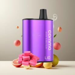 LIO COMMA 5000 Puffs Norge Grossist Disposable Vape Boom Bubblegum (15ml, 900mAh, Type-C)