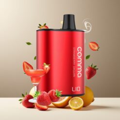 LIO COMMA 5000 Puffs Norge Grossist Engangs Vape Jordbær Daiquiri – 15 ml, 900mAh, Type-C