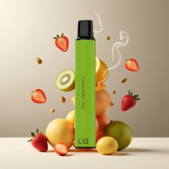 LIO Mini 600 Puffs Engangs Vape Jordbær Kiwi Norge grossist, 400mAh, 2ml, 20mg