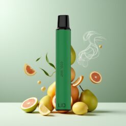 LIO Mini 600 Puffs Engangsvape Kjølig Mynte Norge Grossist – 400mAh, 2ml, 20mg Nikotin